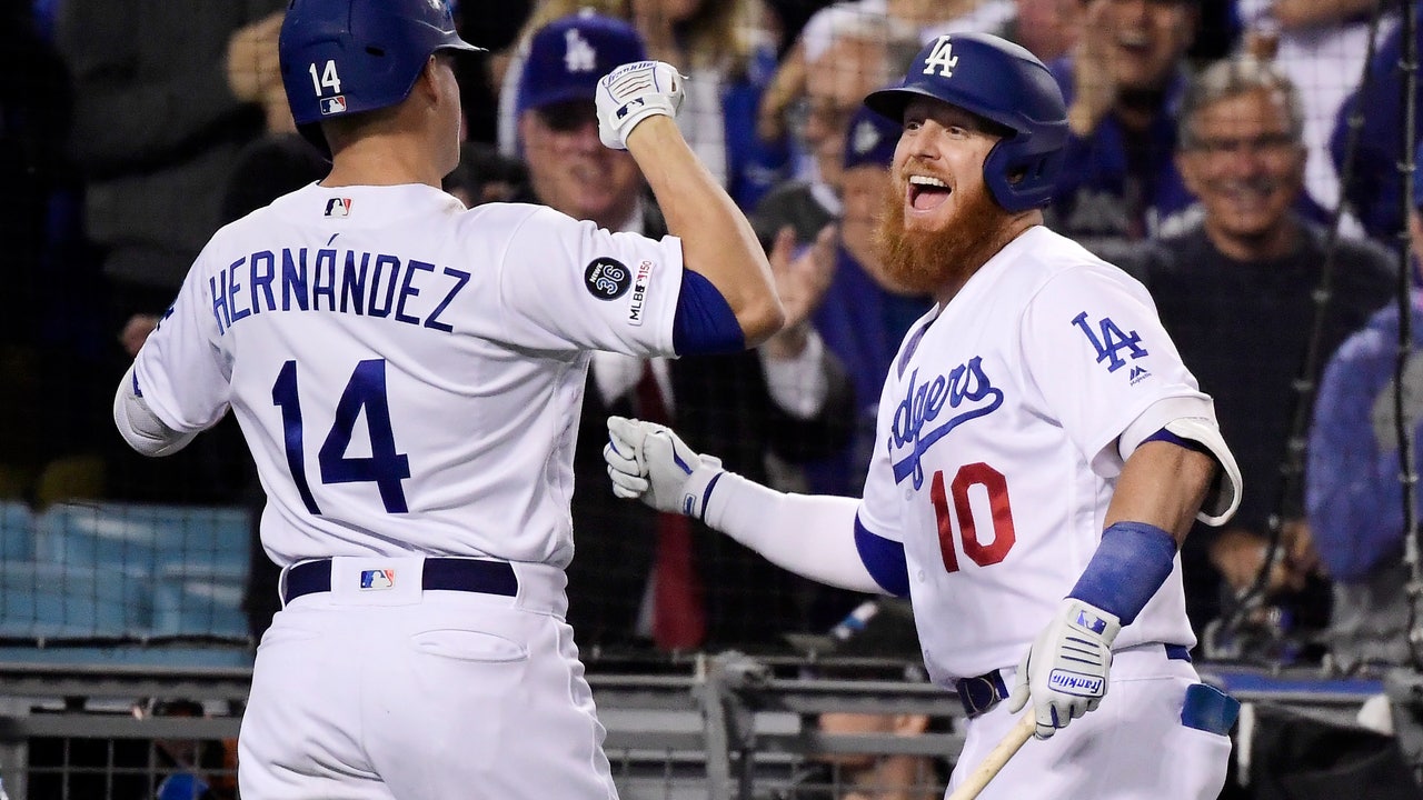Hernandez hits grand slam in Dodgers' 9-0 rout of Giants